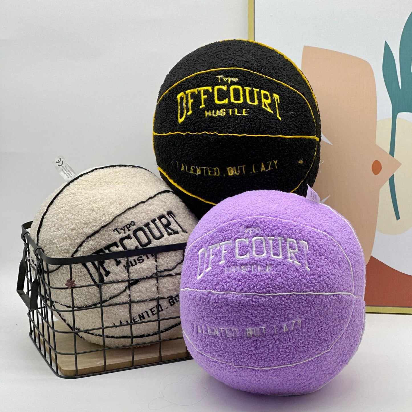 Basketball Pillow Plush Doll