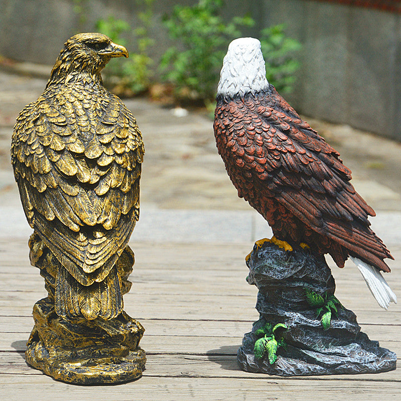 Animal Model Home Decoration Resin Eagle Ornament