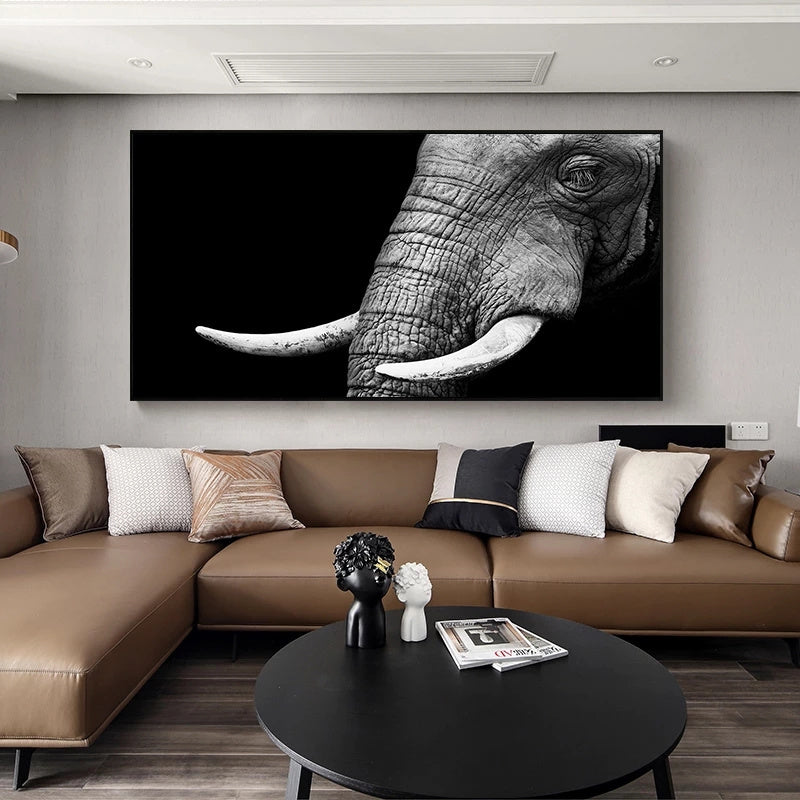 African Wild Animals Canvas Art Poster