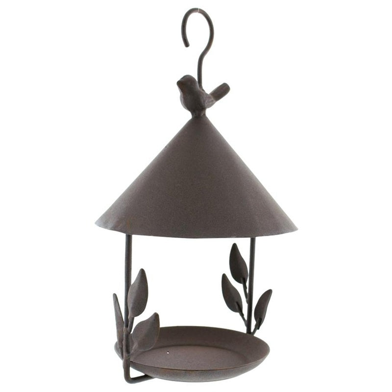 American made old wrought iron bird feeder