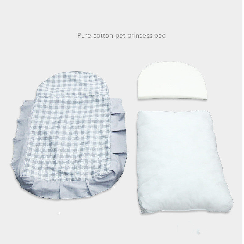 Removable and washable princess style pet bed