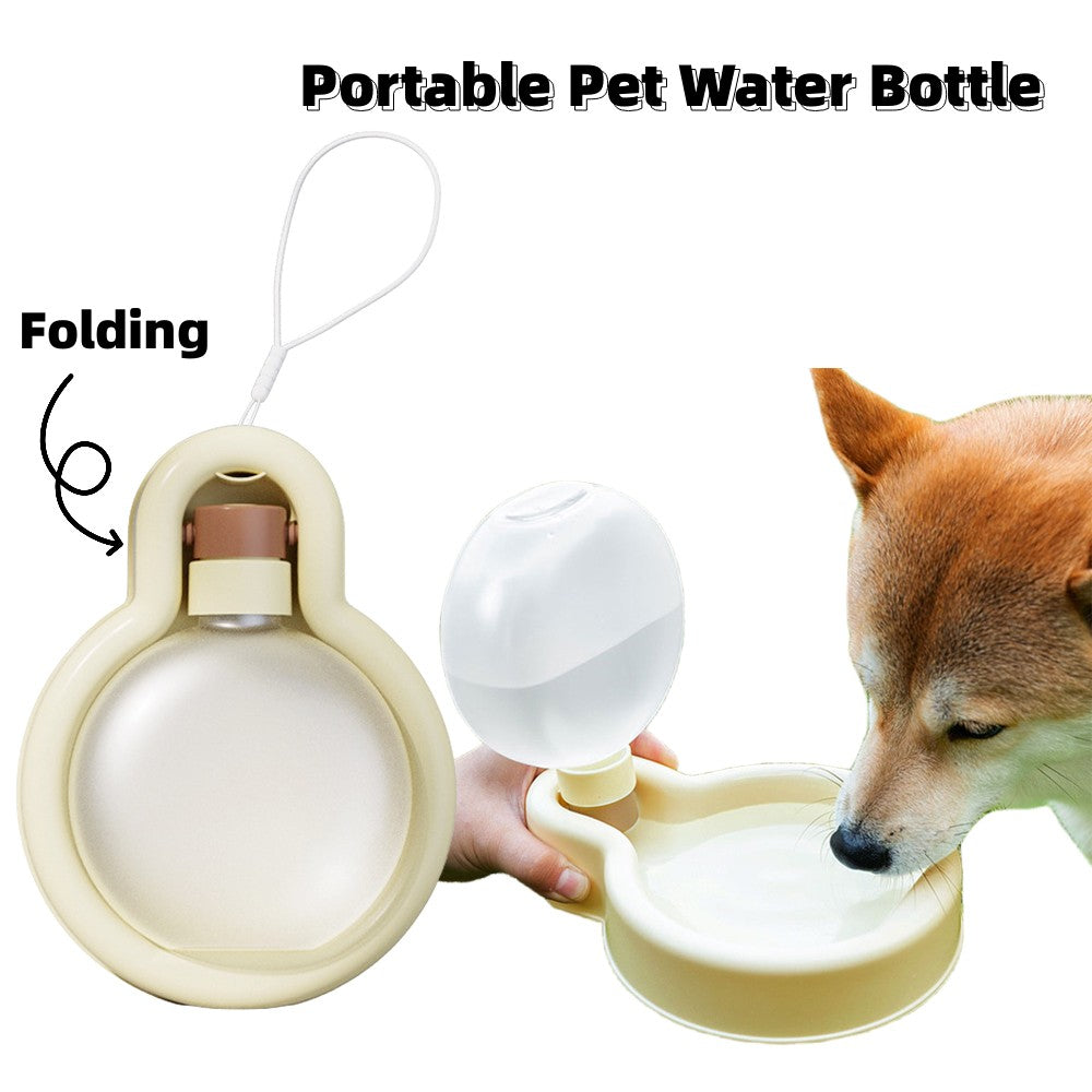 Bouteille d'eau Portable de 500ml pour chien et chat, scellée, voyage, chiot, chat, bol à boire pliable, distributeur d'eau en plein air pour animaux de compagnie, produits pour animaux de compagnie