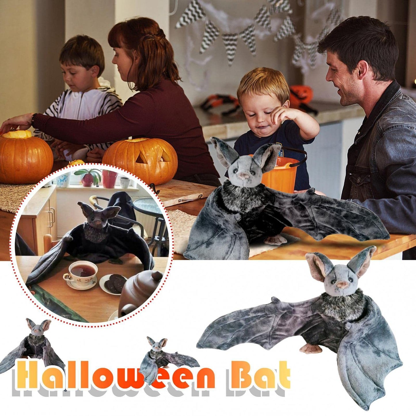 Halloween Bat Doll Plush Doll Toy