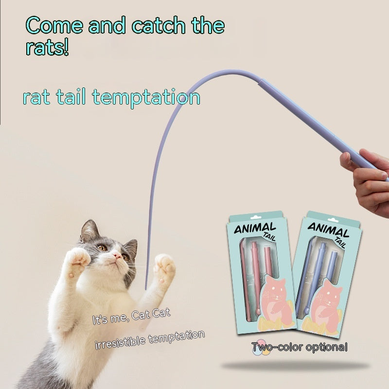 Silicone Replaceable Cat Playing Rod