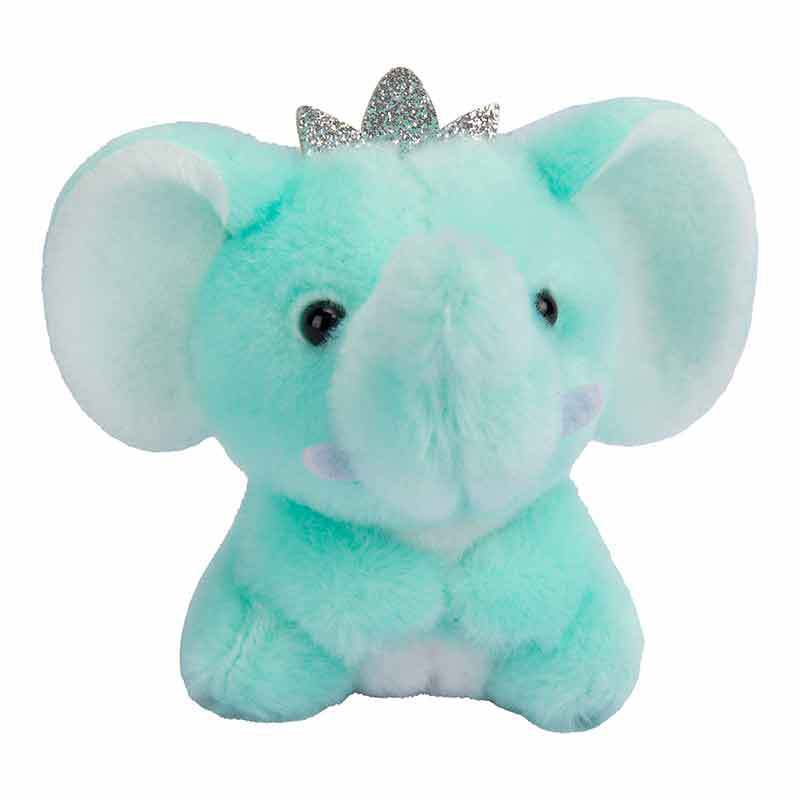 Mochila colgante de peluche con forma de elefante y corazón de niña