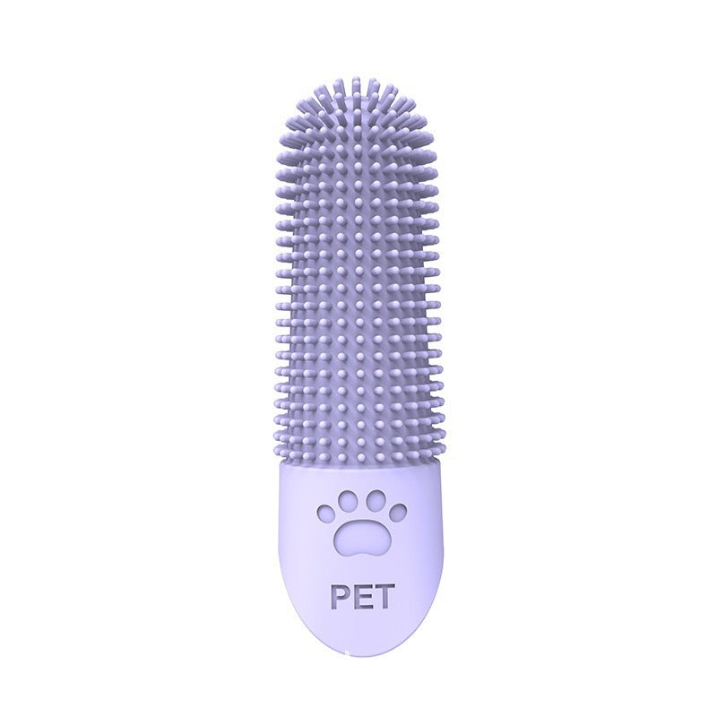 Brosse à dents à angle 360 ​​pour animaux de compagnie, pour petits, moyens et grands chiens, améliore la santé bucco-dentaire et rafraîchit l'haleine 