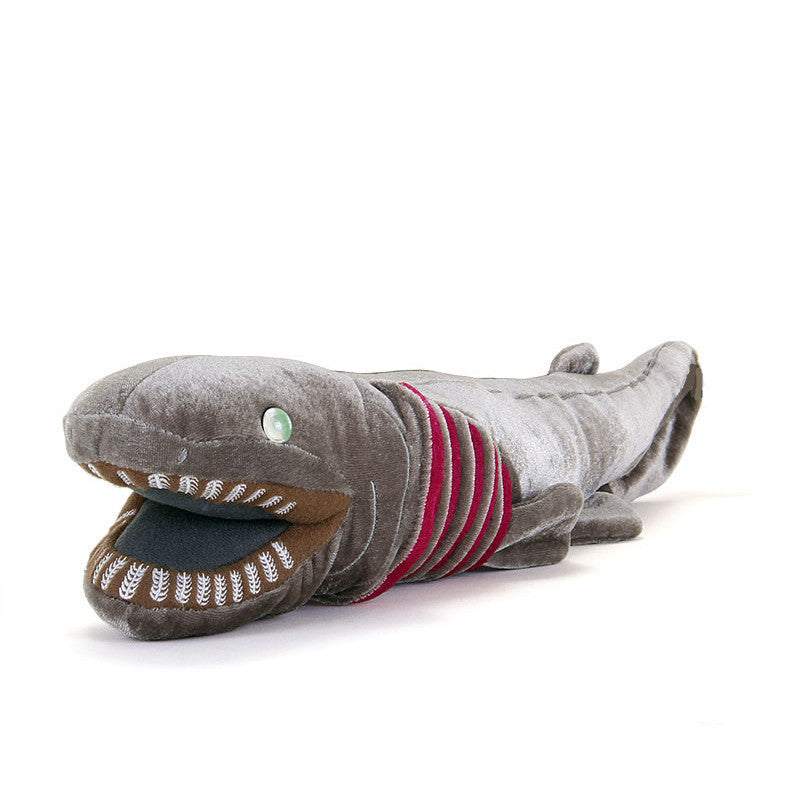 Jouet en peluche animal mignon de poupée de requin à volants