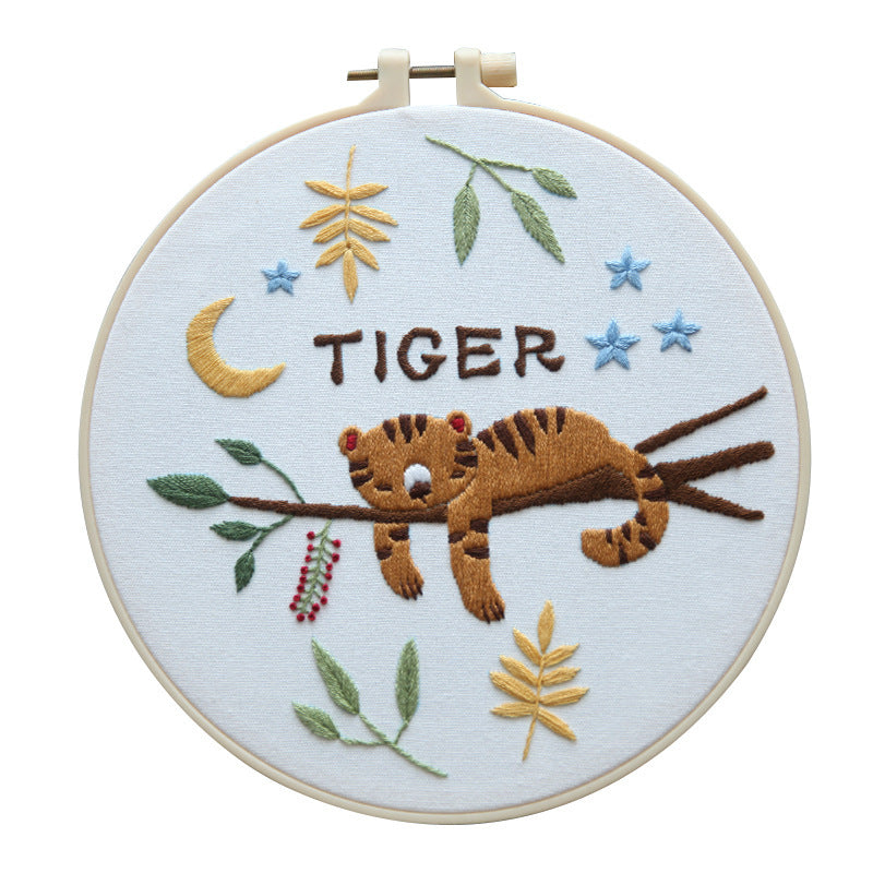 Animal World Hand Embroidery