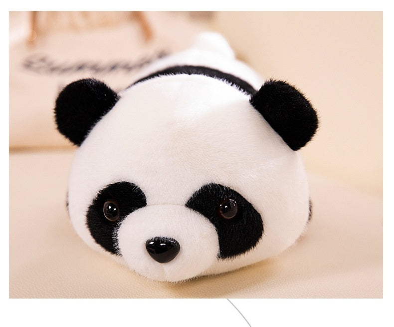 Divertido muñeco de panda menor, juguete de peluche de capibara transformado