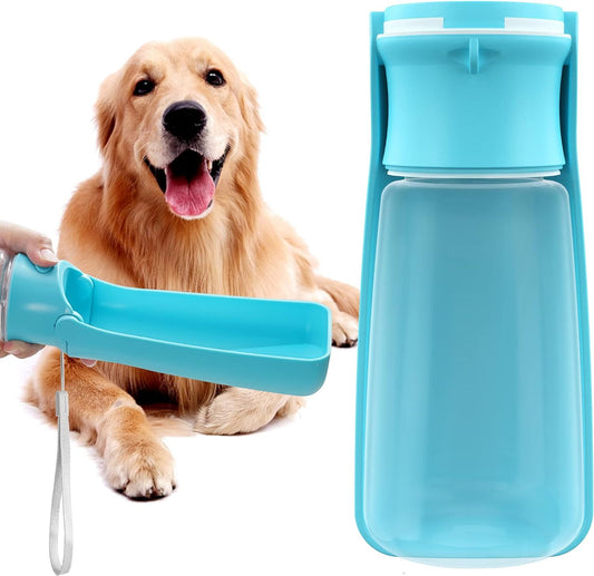 Bouteille d'eau portative pour chien, pour la marche, bouteilles d'eau portables pour animaux de compagnie, pour chiots, petits, moyens et grands chiens, distributeur d'eau, bol d'eau pour chien, accessoires pour chiens