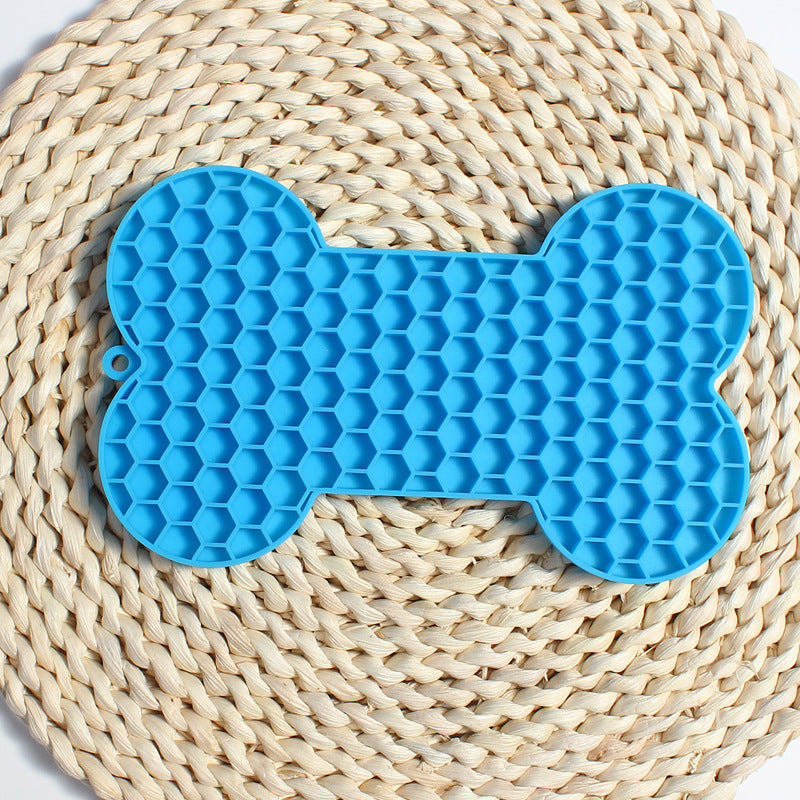 Bone Silicone Licking Dog Slow Food Mat