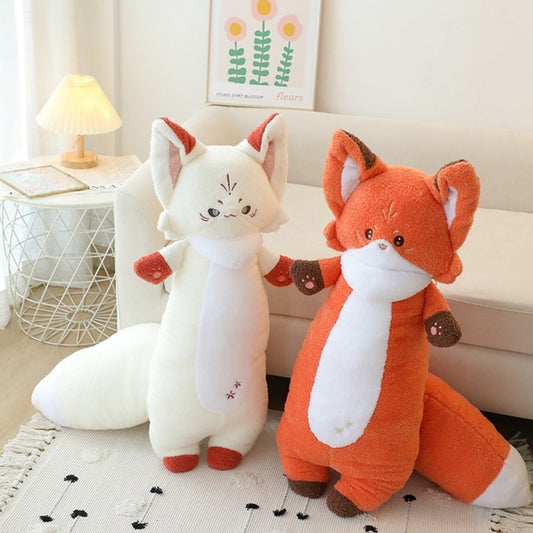 Fox Long Pillow Bed Sleeping Leg-supporting Doll Ragdoll