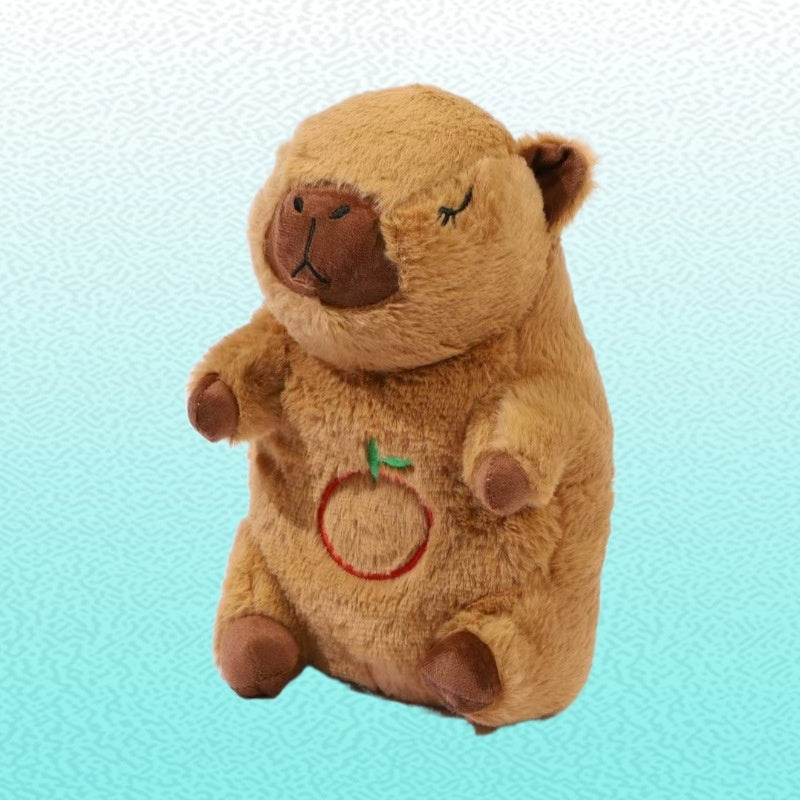 Ours en peluche respirant Loutre Jouet en peluche audio lumineux Poupée de sommeil réconfortante pour enfant