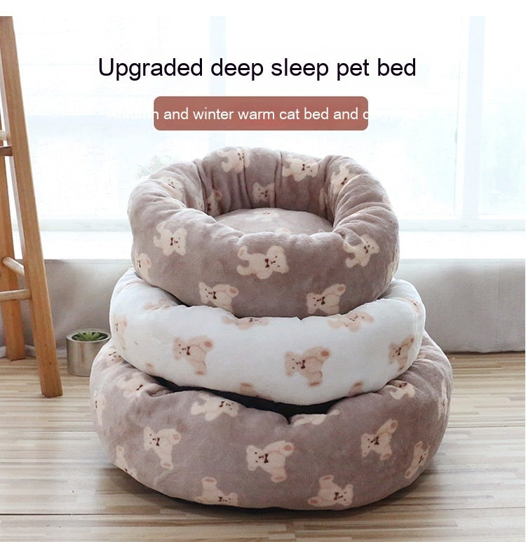 Cama cálida universal para mascotas para dormir profundo para perros y gatos