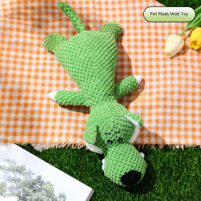 Animal Shape Cotton String Sounding Plush Toy