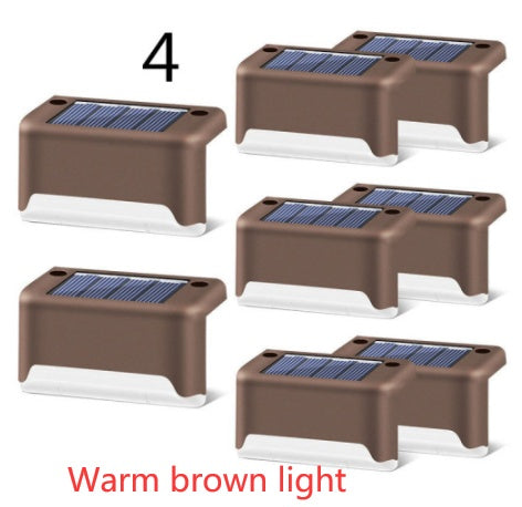 Nueva actualización, lámpara Solar LED resistente al agua para valla, luces solares para cubierta, luz de paso Solar para exteriores, para Patio, escaleras, camino de jardín, Patio