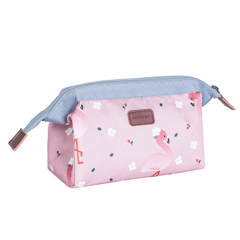 Trousse cosmétique flamant rose