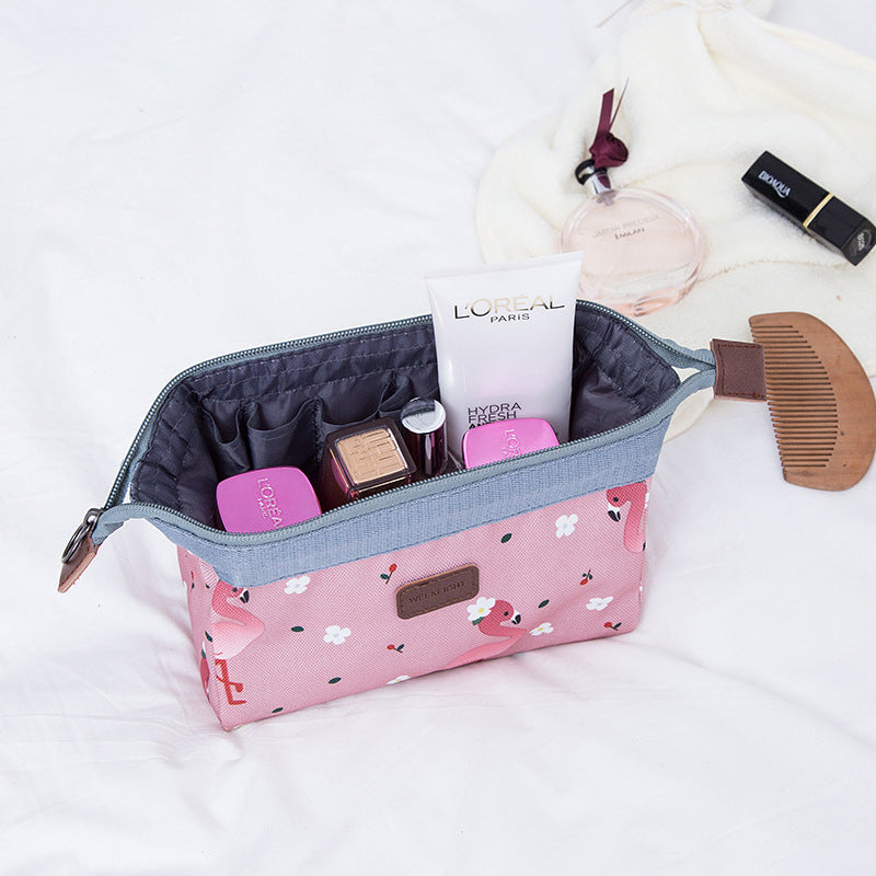 Trousse cosmétique flamant rose