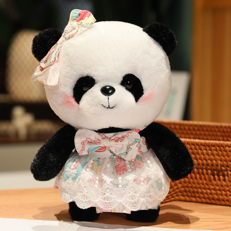 Princess Skirt Panda Doll Plush Toy Panda Children's Day Gift