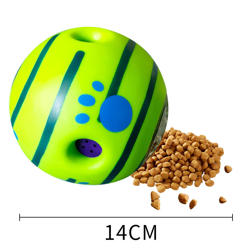 Dog Toy Rolling Sounding Leaking Food Ball Inflated Ego Ball Giggle Ball Biting And Leaking Food Sounding Ball