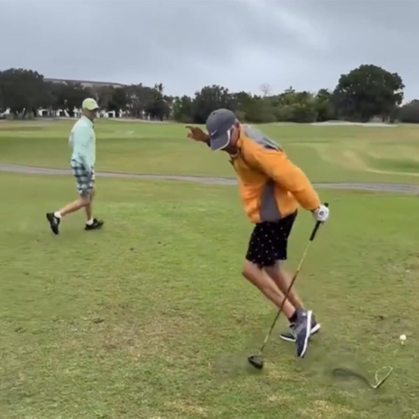 Jouet de farce de golf en caoutchouc pour chasser les serpents