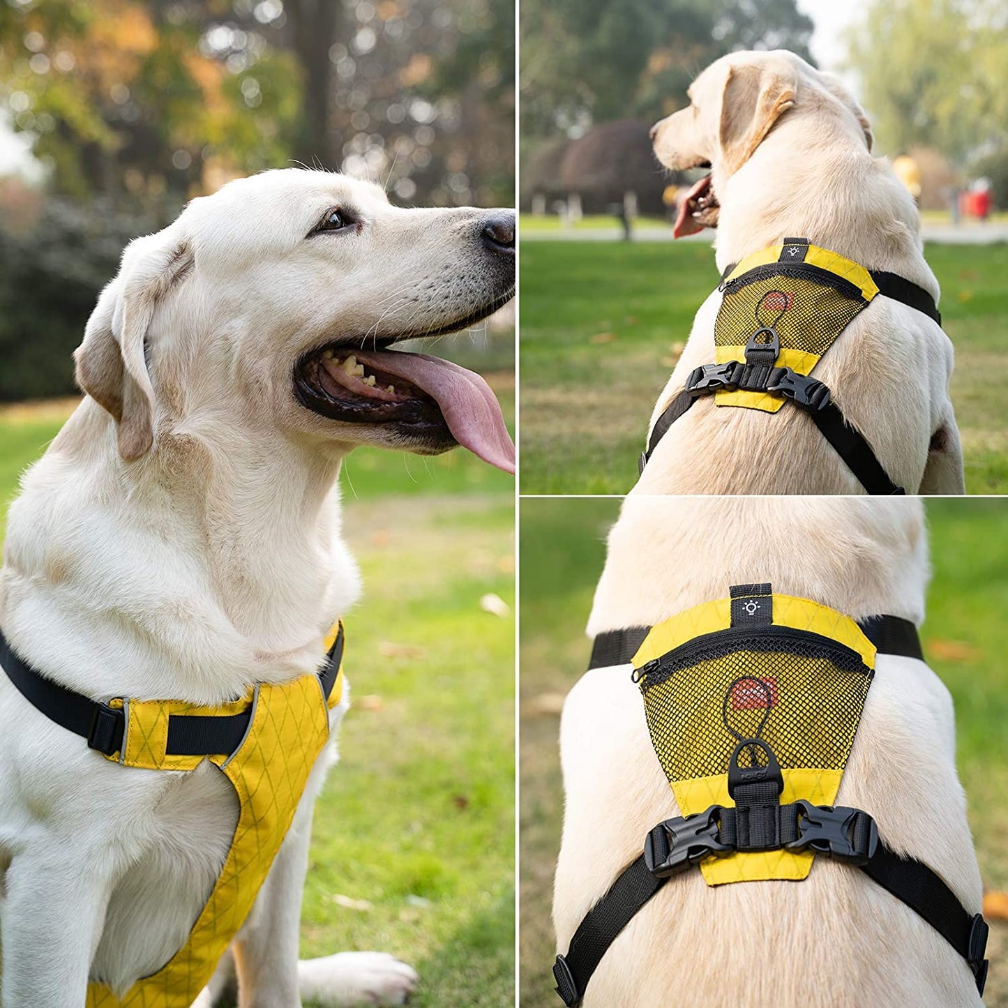 Arnés impermeable para perros, arnés reflectante para cachorros, sin tirones