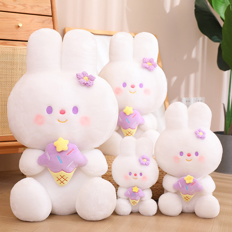 Jouets en peluche à modeler en forme de lapin simple pour enfants