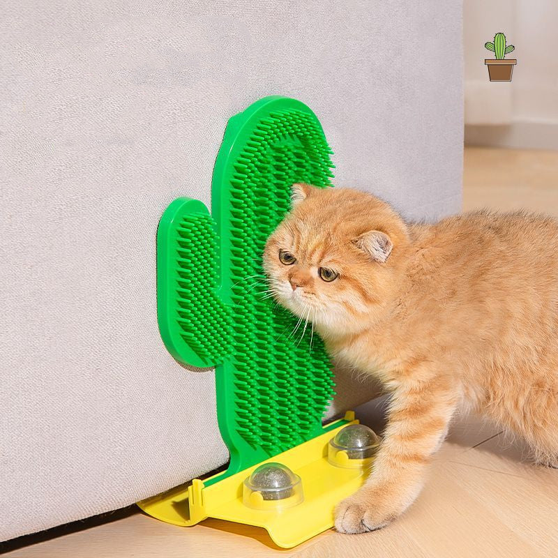 Jouet chatouilleur d'angle pour épurateur de poils de chat