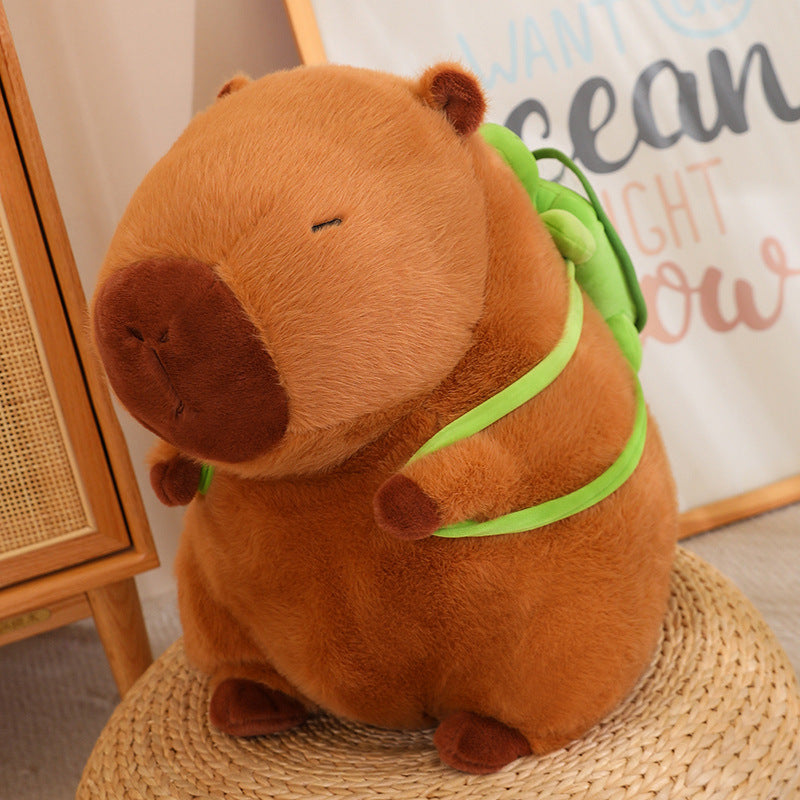 Capibara Buddha Style Stuffed Capybara Doll