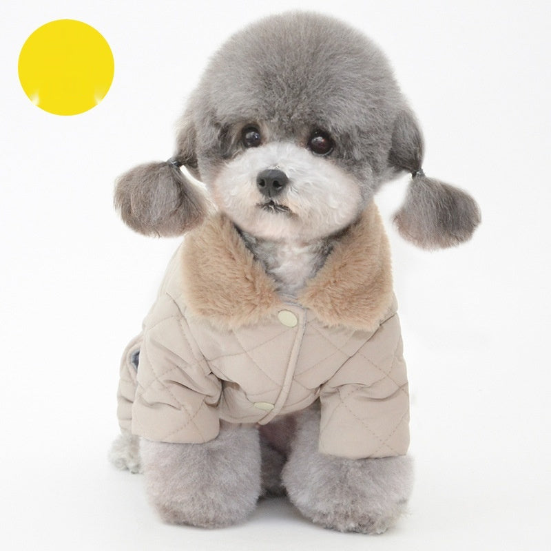 Manteau d'hiver en coton pour chien et chien, nouveau manteau en coton pour animaux de compagnie