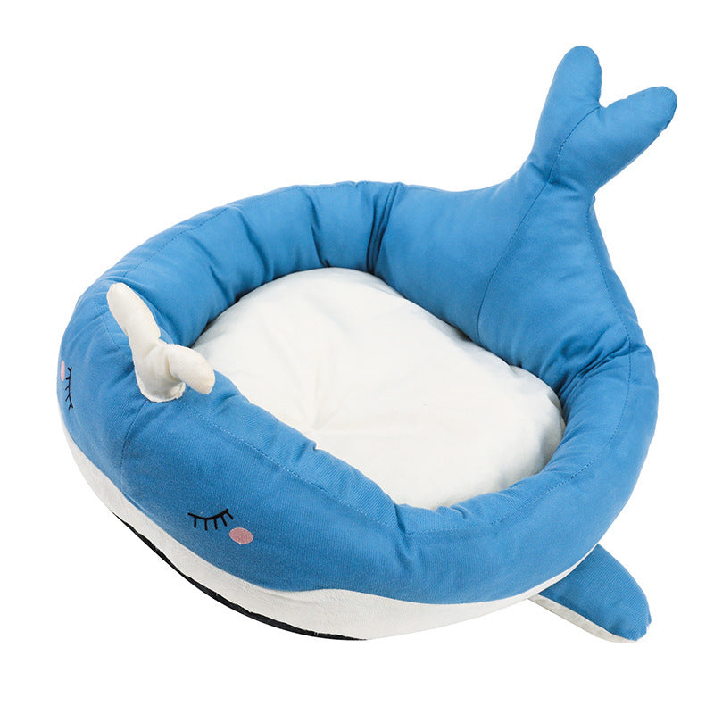 Canapé-lit confortable et moelleux en forme de canard pour animaux de compagnie, adapté aux petits chiens, matériau en polyester doux, motif unique, nid de couchage confortable quatre saisons pour chats et chiots