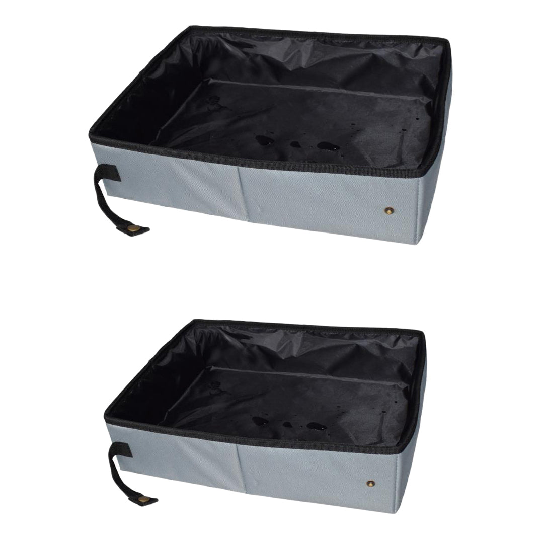 Caja de arena para gatos plegable impermeable de alta calidad