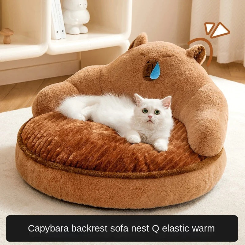 Cat Nest Universal Cat Princess Bed Sofa Removable And Washable Multi-cat Kitten Family Pet Puppy Warm In Winter Accessories