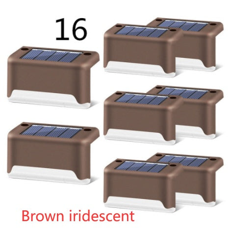 Nueva actualización, lámpara Solar LED resistente al agua para valla, luces solares para cubierta, luz de paso Solar para exteriores, para Patio, escaleras, camino de jardín, Patio