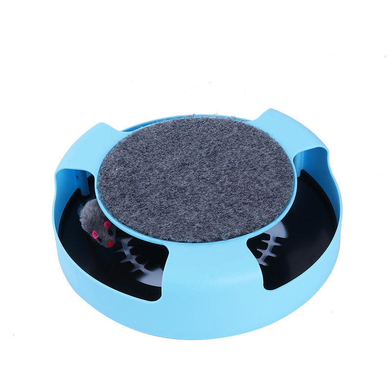 Cat Toy Tower Turntable Roller Balls Toys Interactive Intelligence Training Track Toys Pet Cats Toys Cat Tunnel Toys