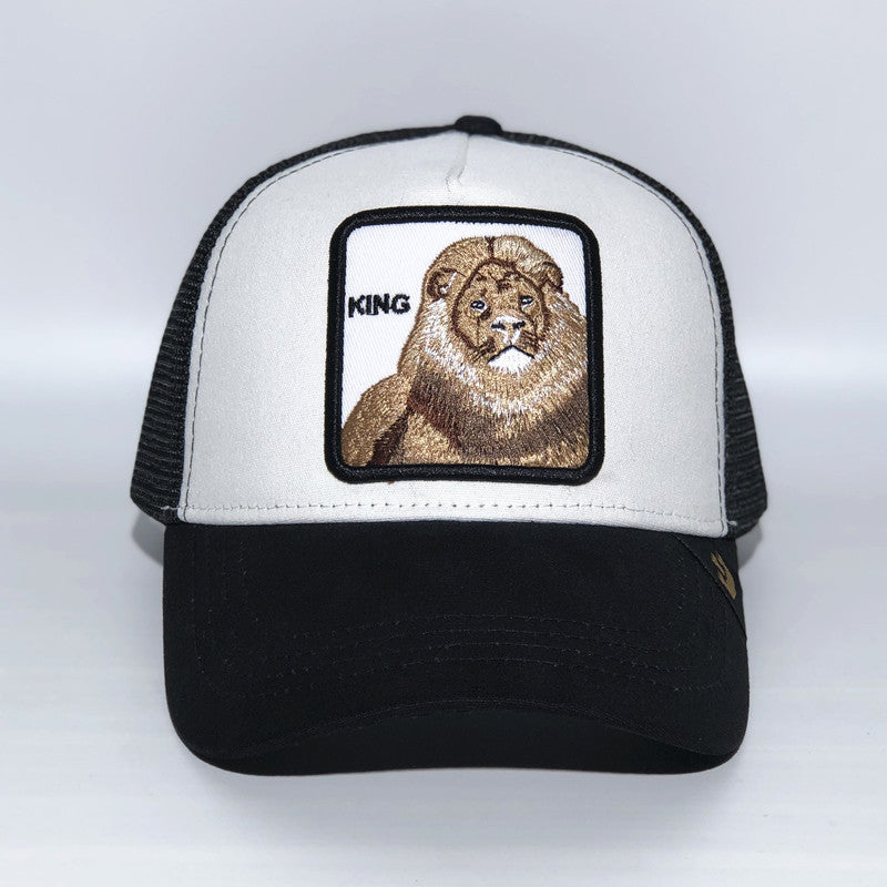 Animal embroidered hat