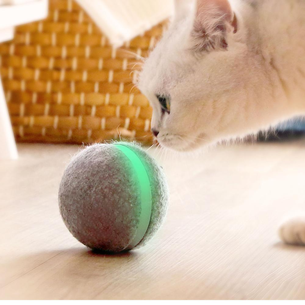 Pelota que rebota de juguete para gatos 