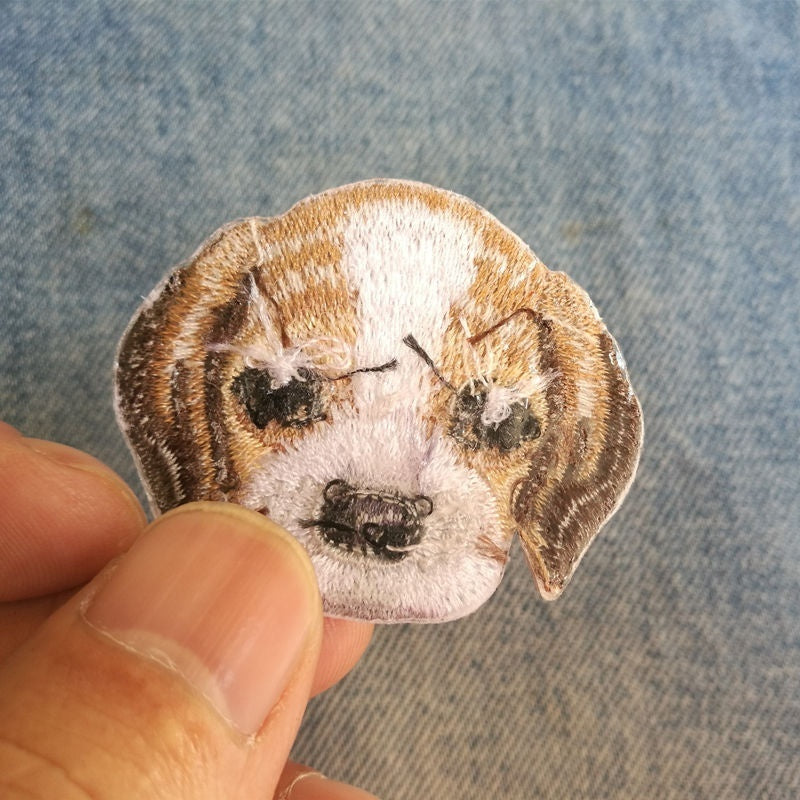 Animal head patch