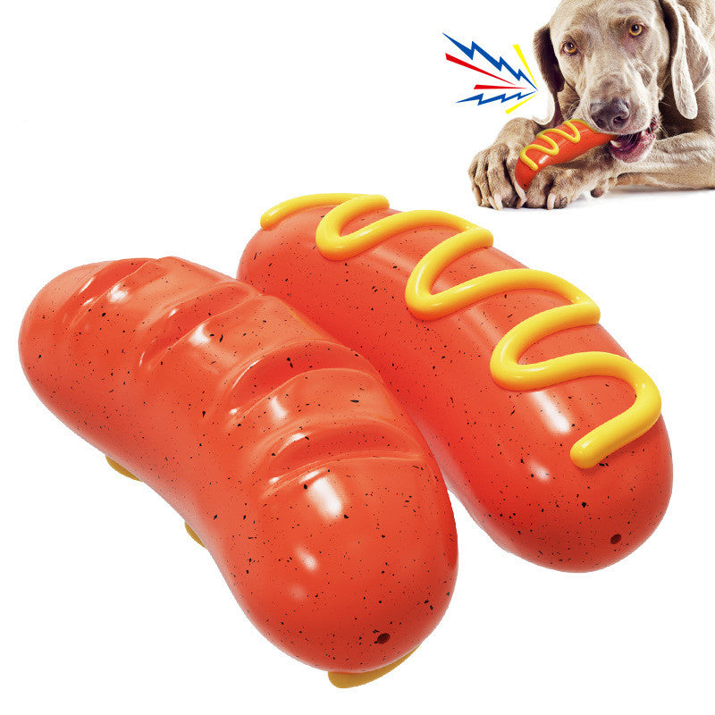 Pet Dog Sounding Molar Rod Toy