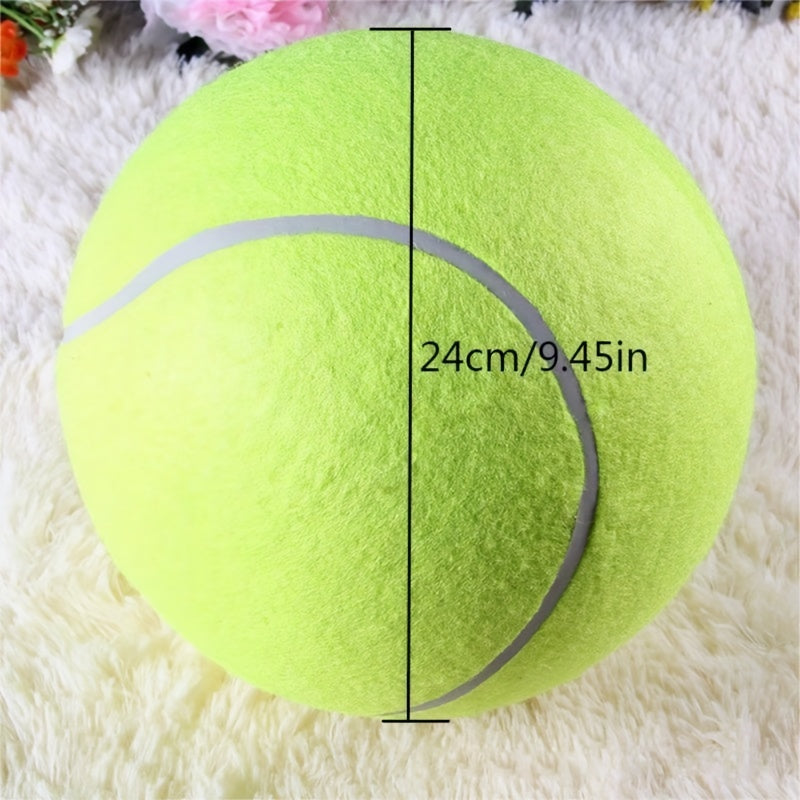 Balle de Tennis gonflable surdimensionnée de 24cm pour animaux de compagnie, jouet pour chien, méthode Corgi, Shiba Inu, dix fois Happy Ball, nouveau 