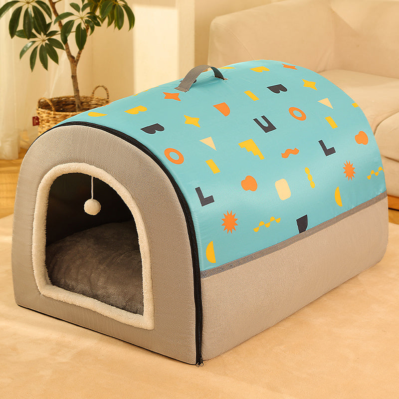 Warm Enclosed Removable And Washable Corgi And Shiba Inu House