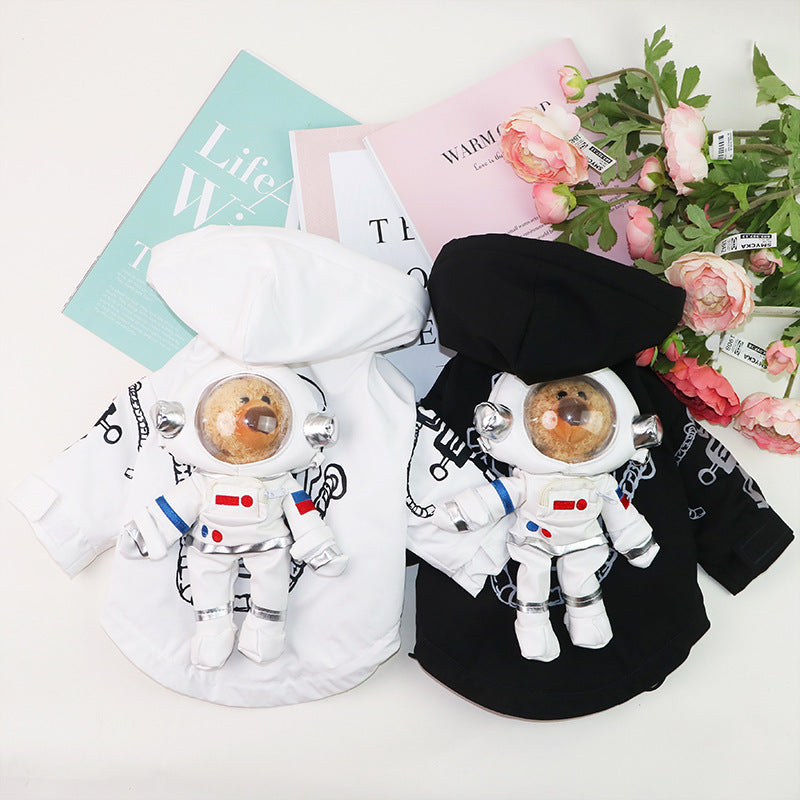 Ropa De Peluche Traje Espacial Chaqueta Acolchada De Alunizaje Engrosada