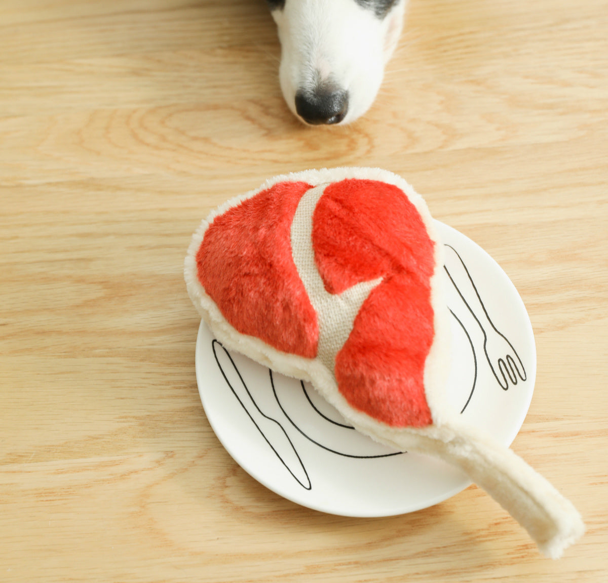 Llamaré a la comida cocinada para aliviar el aburrimiento Artefacto Mascotas Juguetes de peluche resistentes a las mordeduras