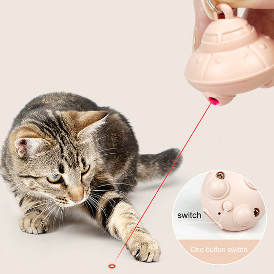 Cat Laser Toy Pointer Cat Collar Automatic Interactive Cat Toy For Kittens Dogs Game USB Charging Electric Training Pet Items