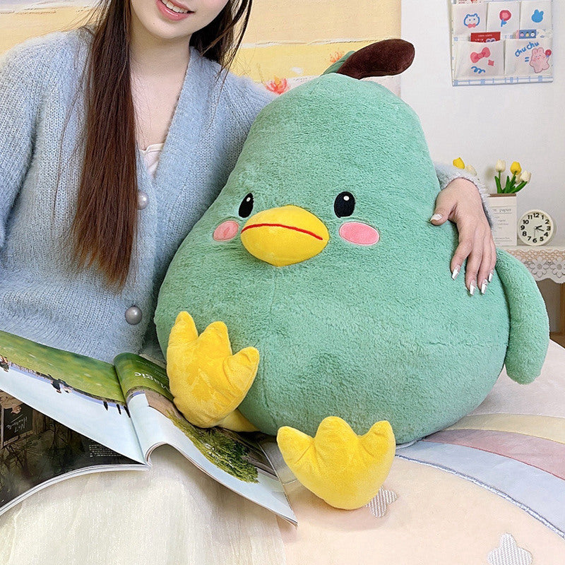 Cute Avocado Big Pear Pillow Child Sleeping Ragdoll Doll Bed Head Big Backrest Birthday Gift For Girls