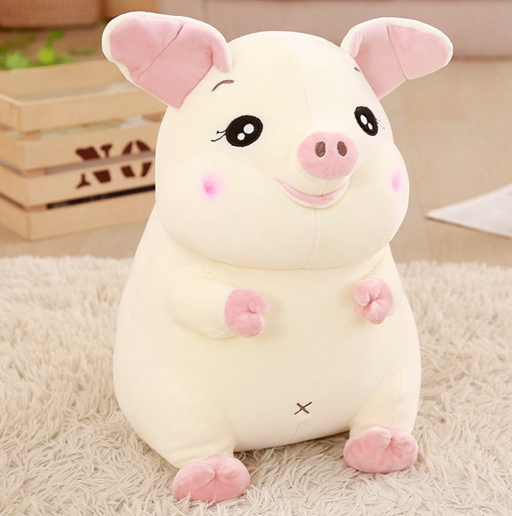 Juguete de peluche suave Ig, lindo Animal de peluche, cerdo, muñecas encantadoras para niños, juguete tranquilizador, decoración de la habitación del bebé 