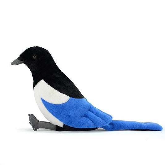 Cute Simulation Eurasian Magpie Plush Toy Doll Oriental