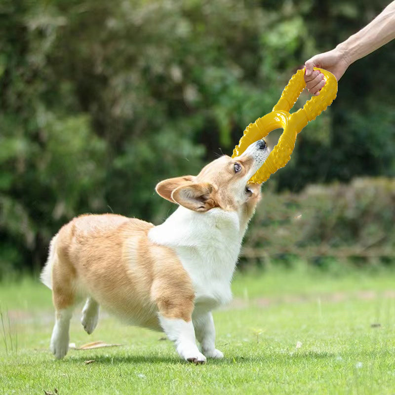 Suministros para mascotas, máquina interactiva de molienda de dientes, juguetes para mascotas, anillo de tracción, juguetes para masticar perros, juguetes para masticar mascotas, palo para moler dientes 