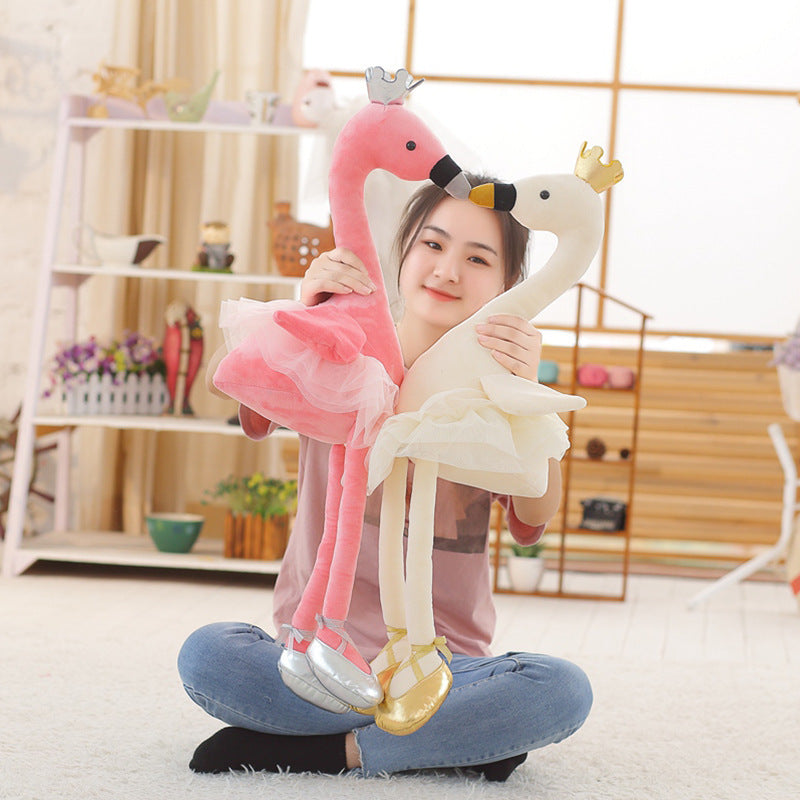 Swan Doll Plush Toys Children's Room Decoration