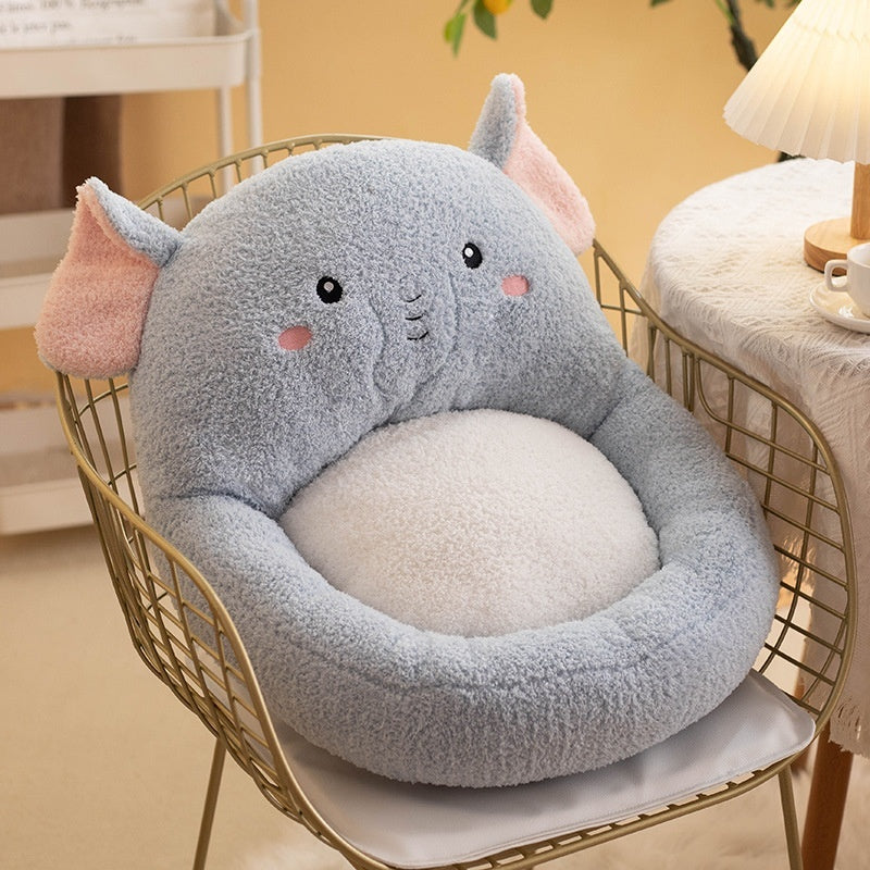 Animal Sofa Cushion Backrest Plush Seat Cushion